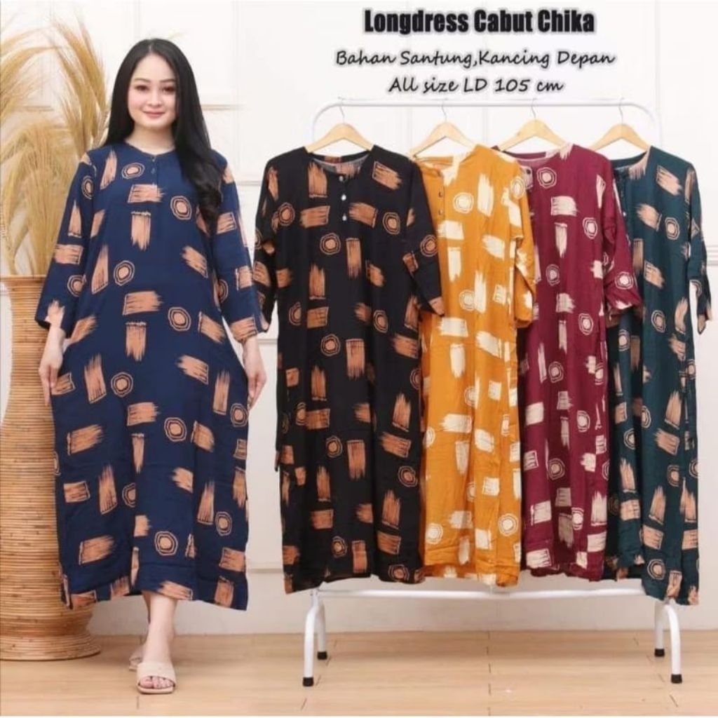 100RIBU DAPET 4PCS DASTER LENGAN PANJANG BUSUI TALI SAMPING CHIKA WARNA RANDOM - DASTER BUSUI