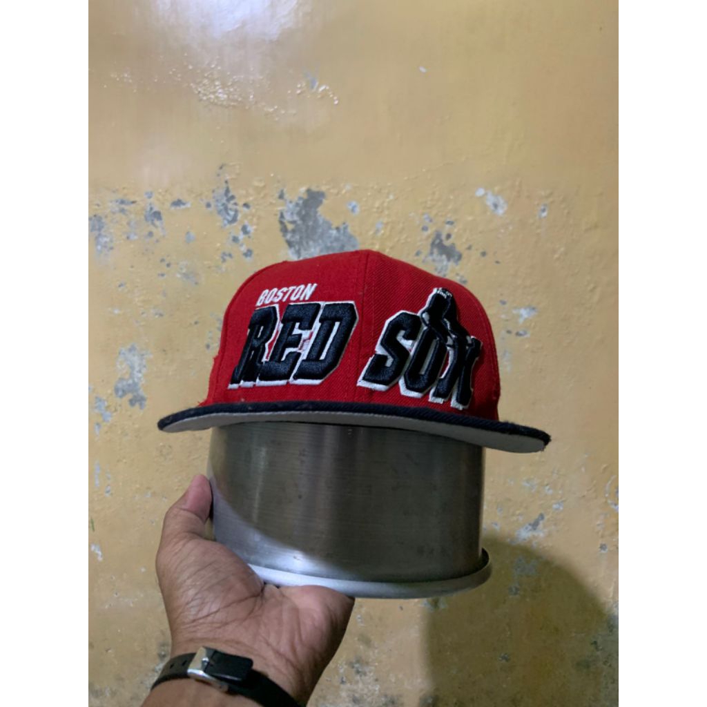 TOPI NEW ERA RED SOX/TOPI BEKAS/TOPI LELONG