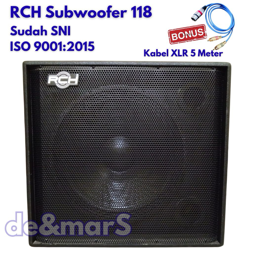 RCH Subwoofer 118 18 inch Subwoofer Aktif SNI