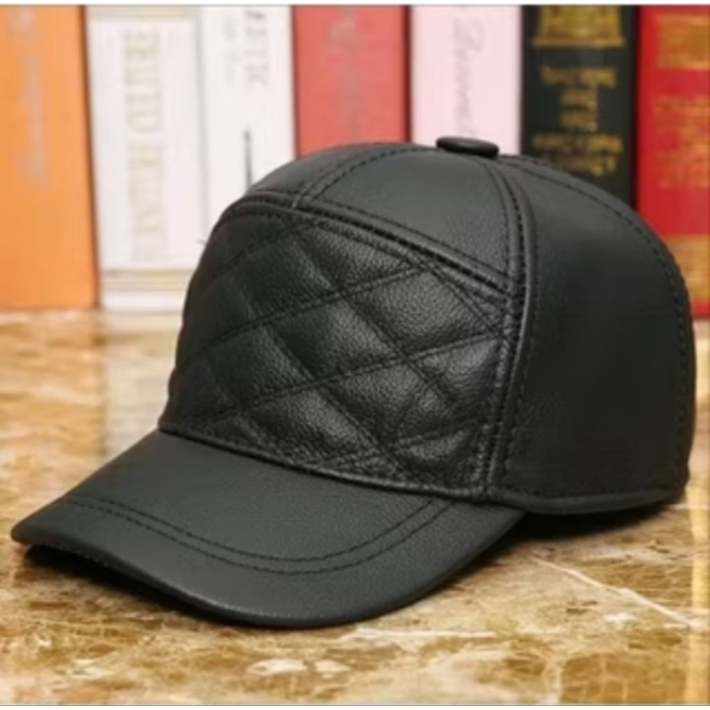 topi kulit marlboro zigzag