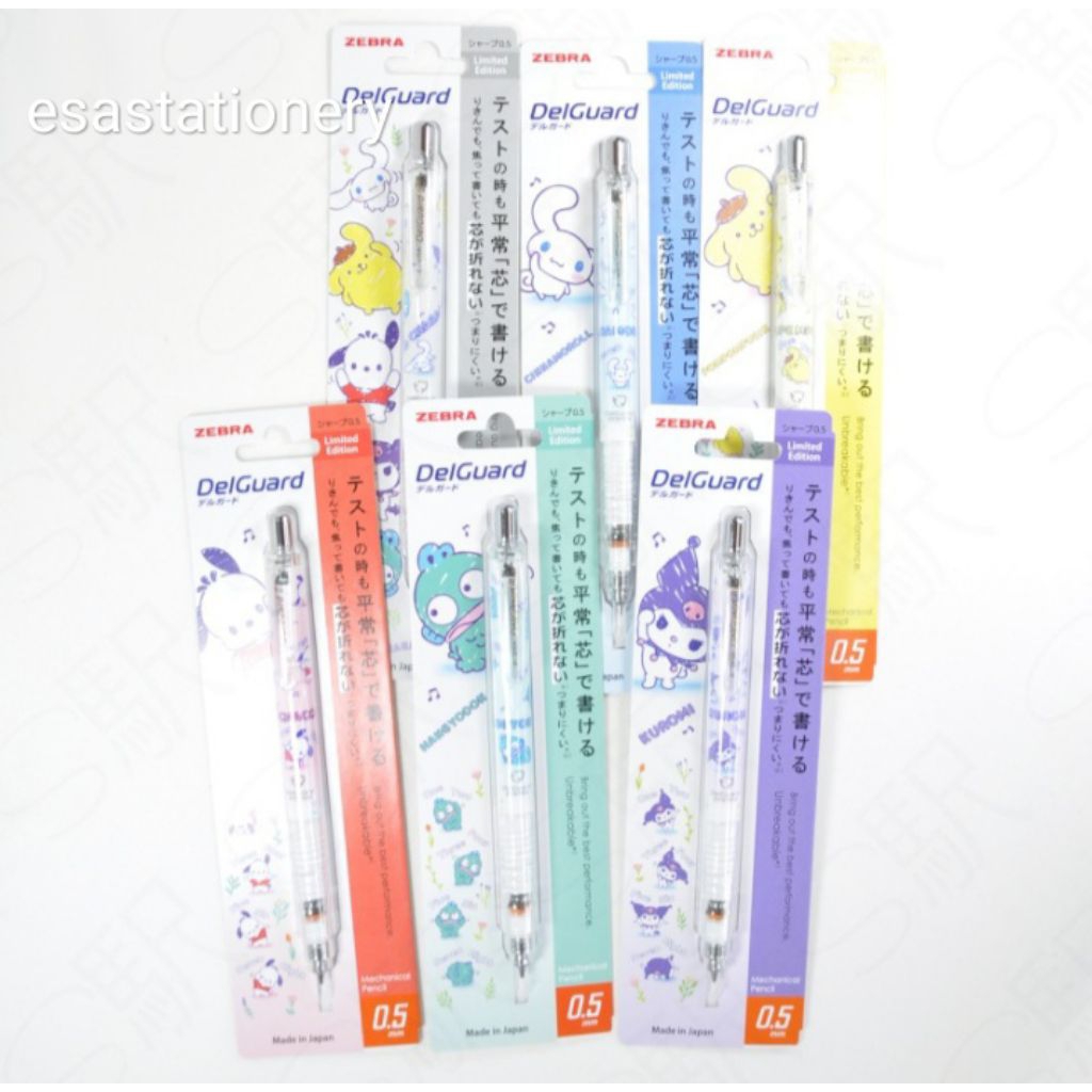 Zebra Alat Tulis Delguard Pensil Mekanik 0.5 Sanrio Series Limited Edition