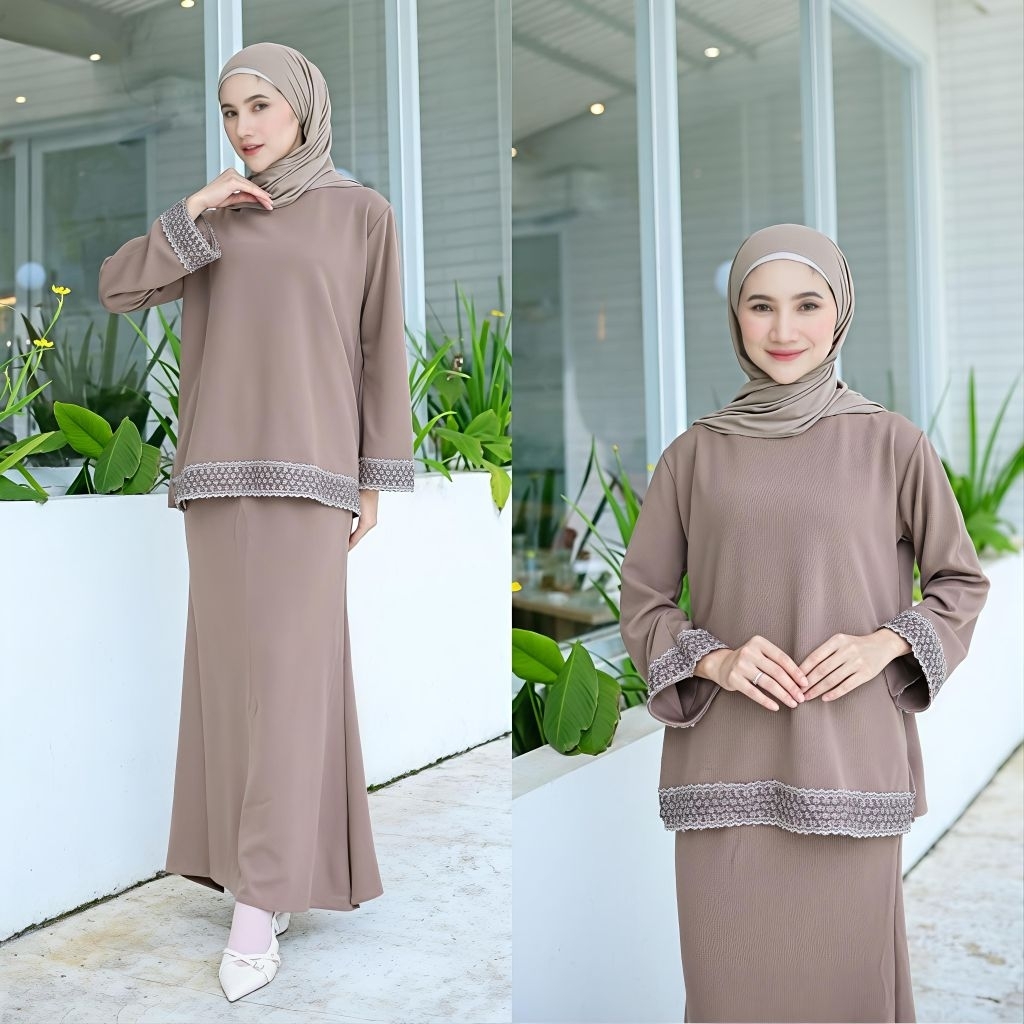 Aluna Set Setelan Wanita One Set Rok BBK DUYUNG Baju Setelan Wanita Setelan Baju Dan Atasan