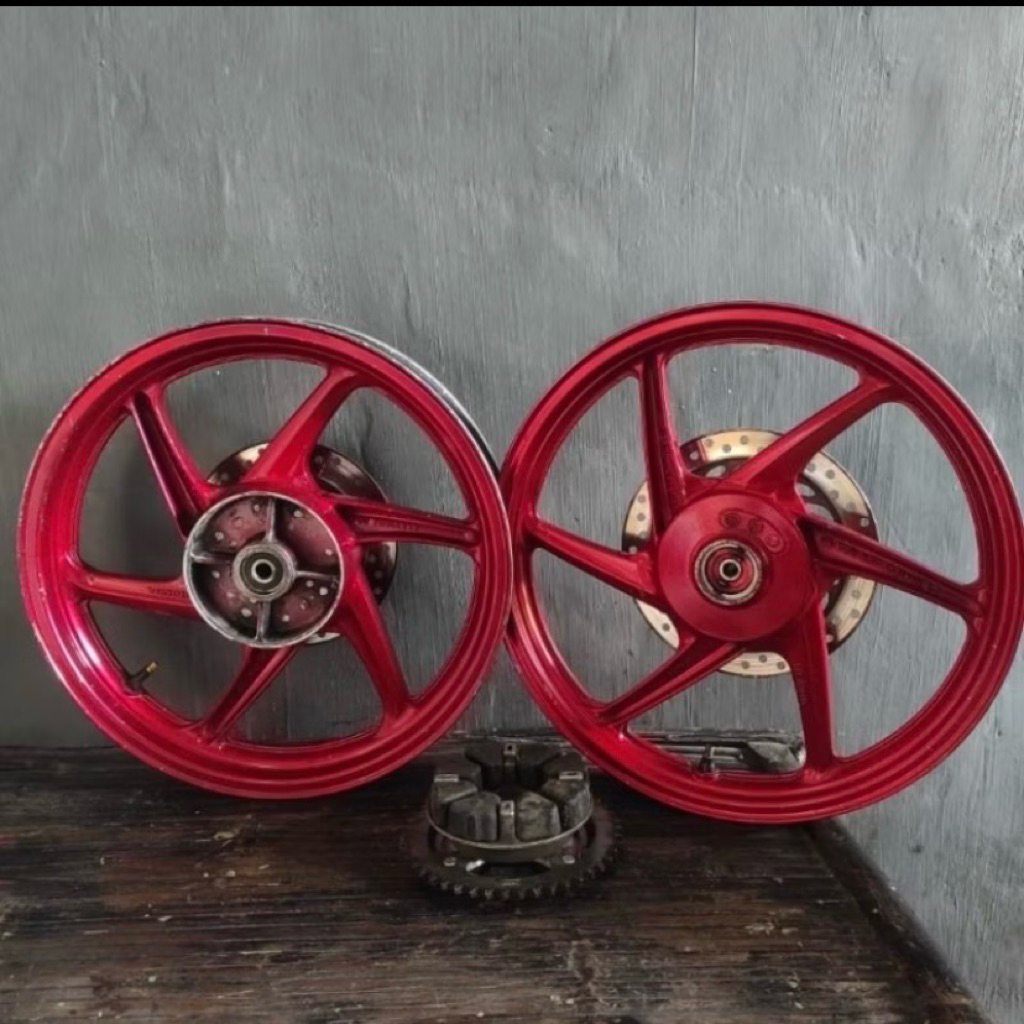 VELG ENKEI PNO NINJA TIREV CBR DLL COPOTAN CB150 REPAINT ORIGINAL COPOTAN 80%