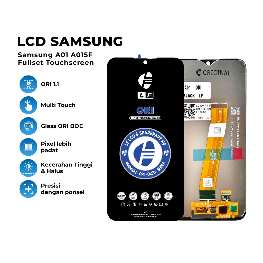 LCD Touchscreen Samsung A01 Big Connector