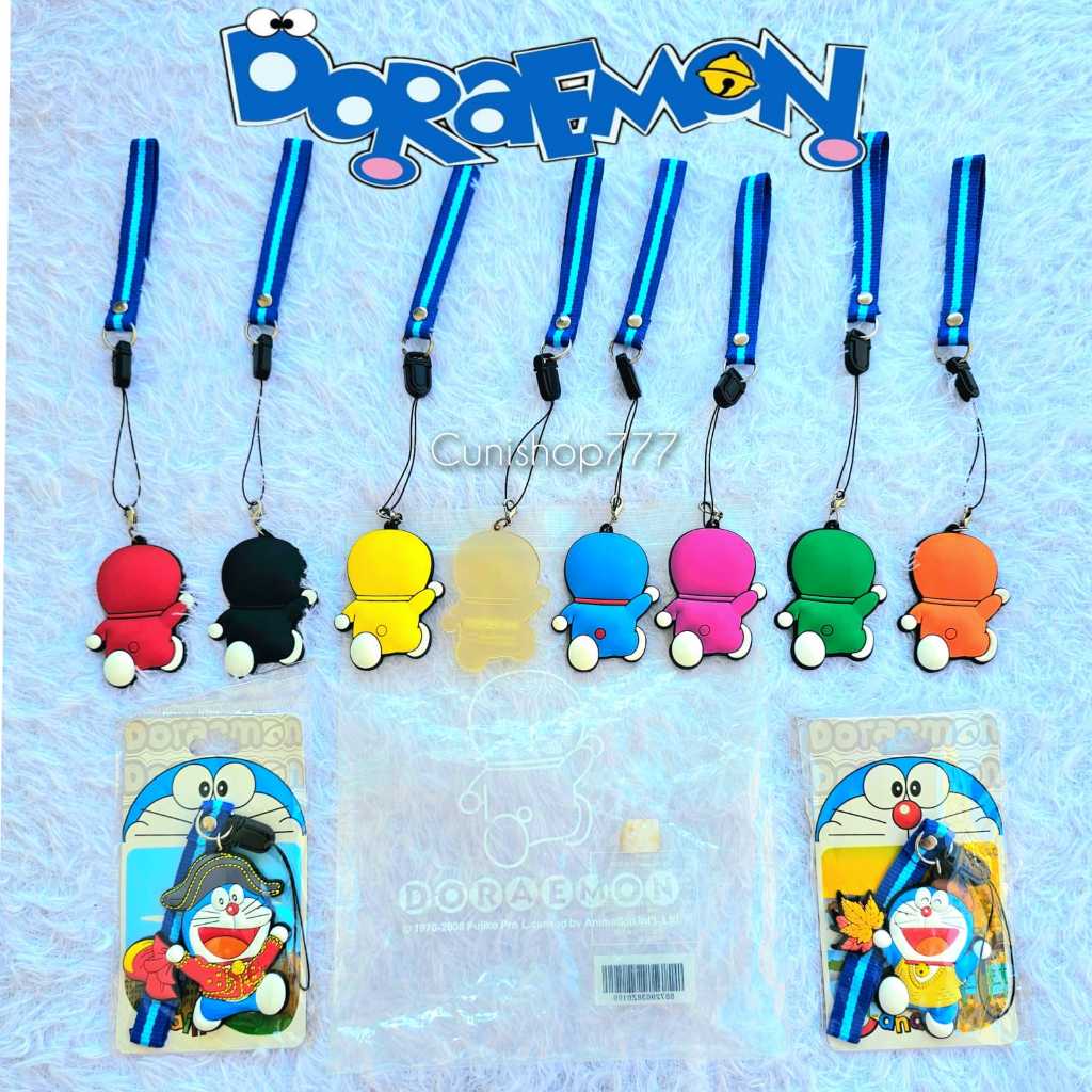 DORAEMON ORIGINAL GANTUNGAN KUNCI FUJIKO PRO GANCI STRAP CHARM HP