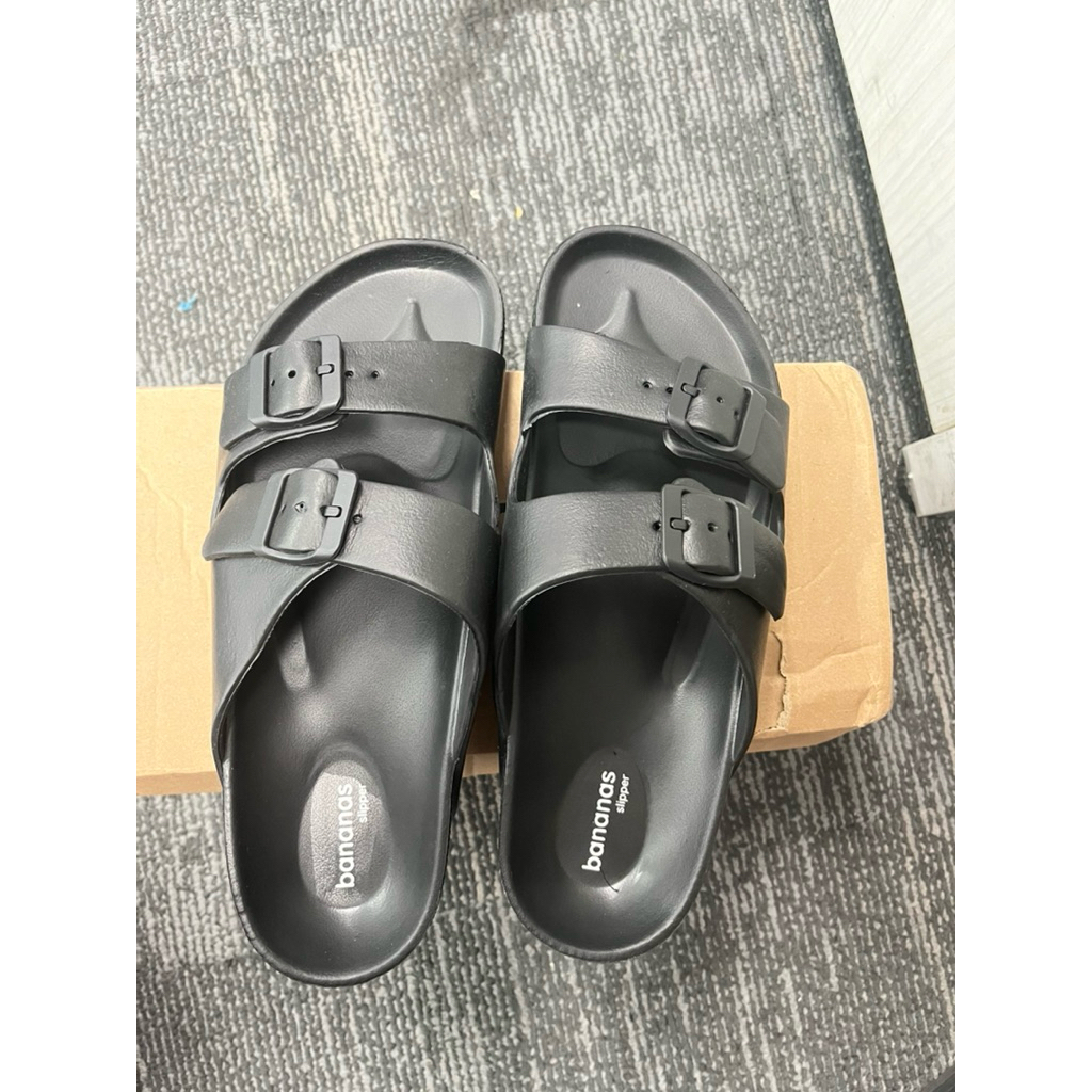Bananas slipper sandal burro black unisex