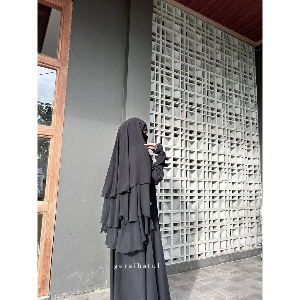 OUTER CADAR 3 LAYER BY GERAIBATUL/BURQO 3 LAYER/BURQO YAMAN/LUARAN CADAR /PRODUKSI CADAR TERMURAH