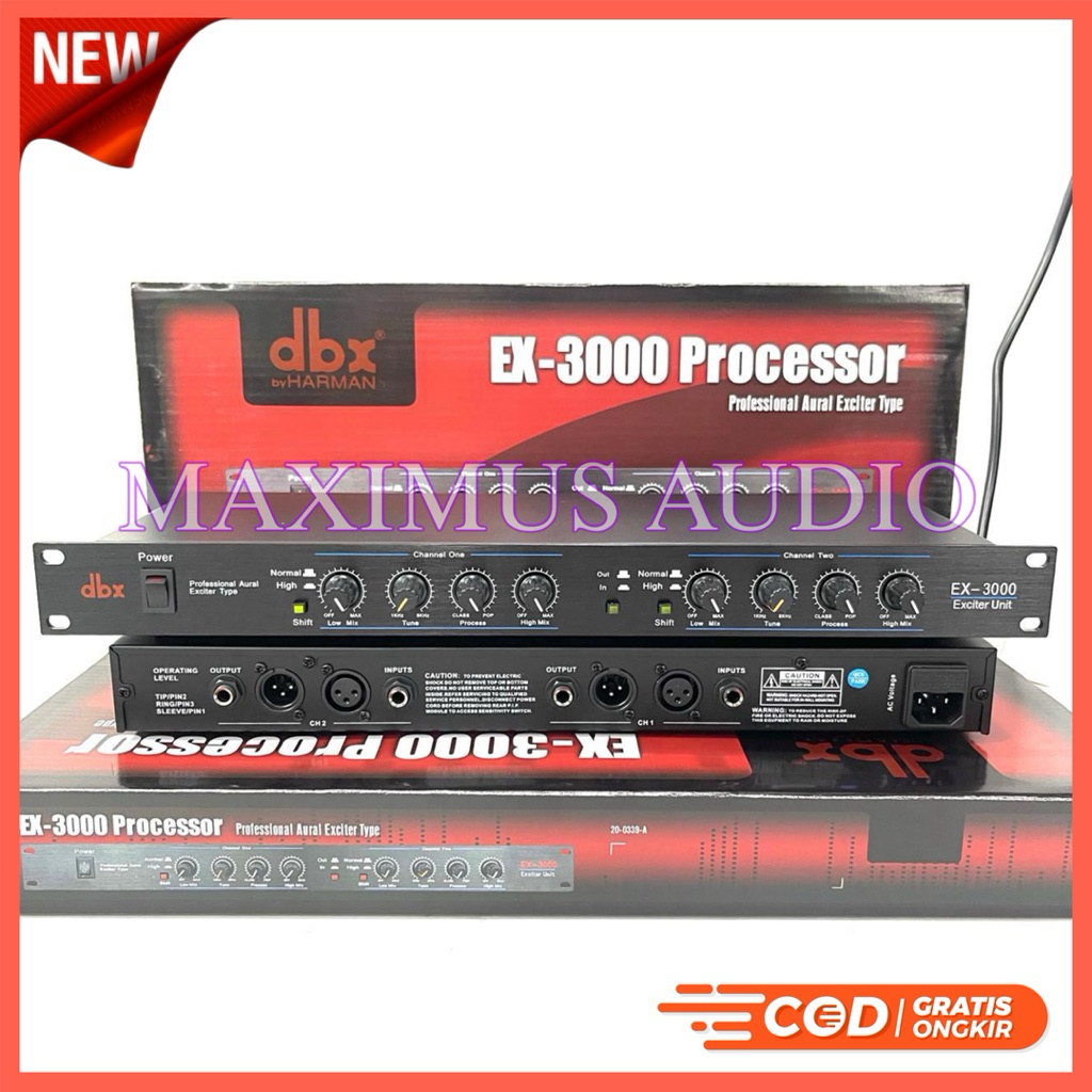 Promo Audio PROCESSOR DBX EX 3000 Audio Prosessor  DBX EX 3000 Audio Prosessor