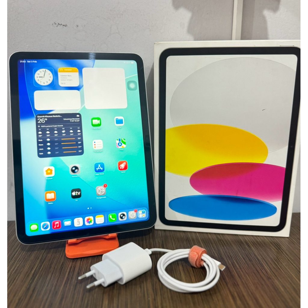 iPad 10 10.9 inch Wifi Cellular 256GB 64GB Second Original Fullset | iPad Gen 10th 10.9 inch
