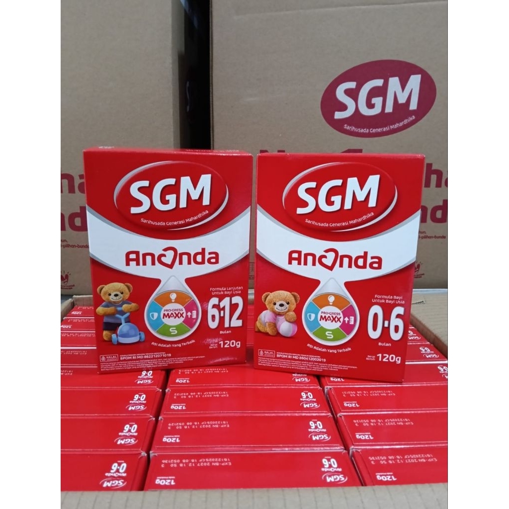 susu sgm 120 gr bayi usia 0-6 dan 6-12 bulan gratis bubble wrap kardus