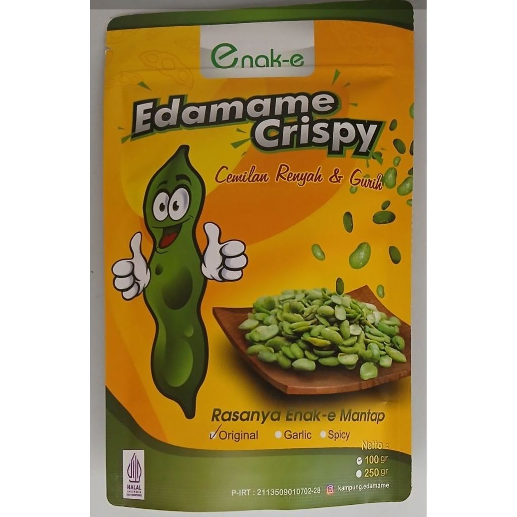 Edamame Crispy Asli Jember Kemasan 100gr