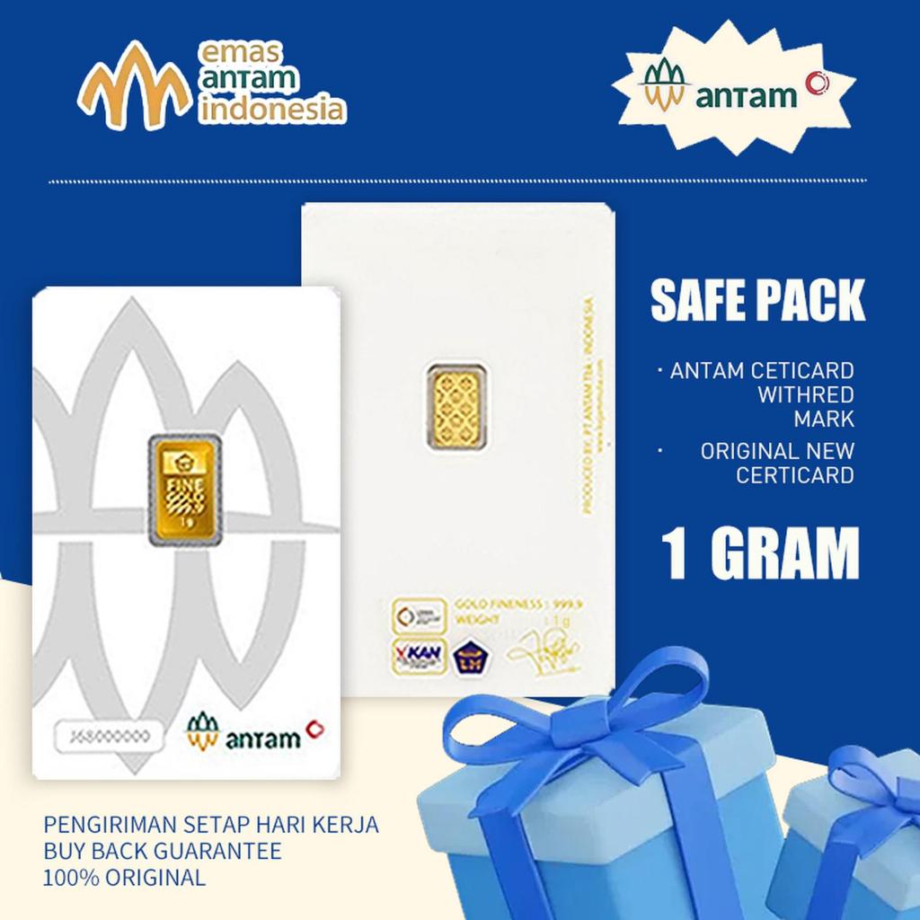 0,5 GR (GRAM) GOLDBAR/LOGAM MULIA/LM/EMAS BATANGAN ANTAM BERSERTIFIKAT LBMA - 0,5g 2026
