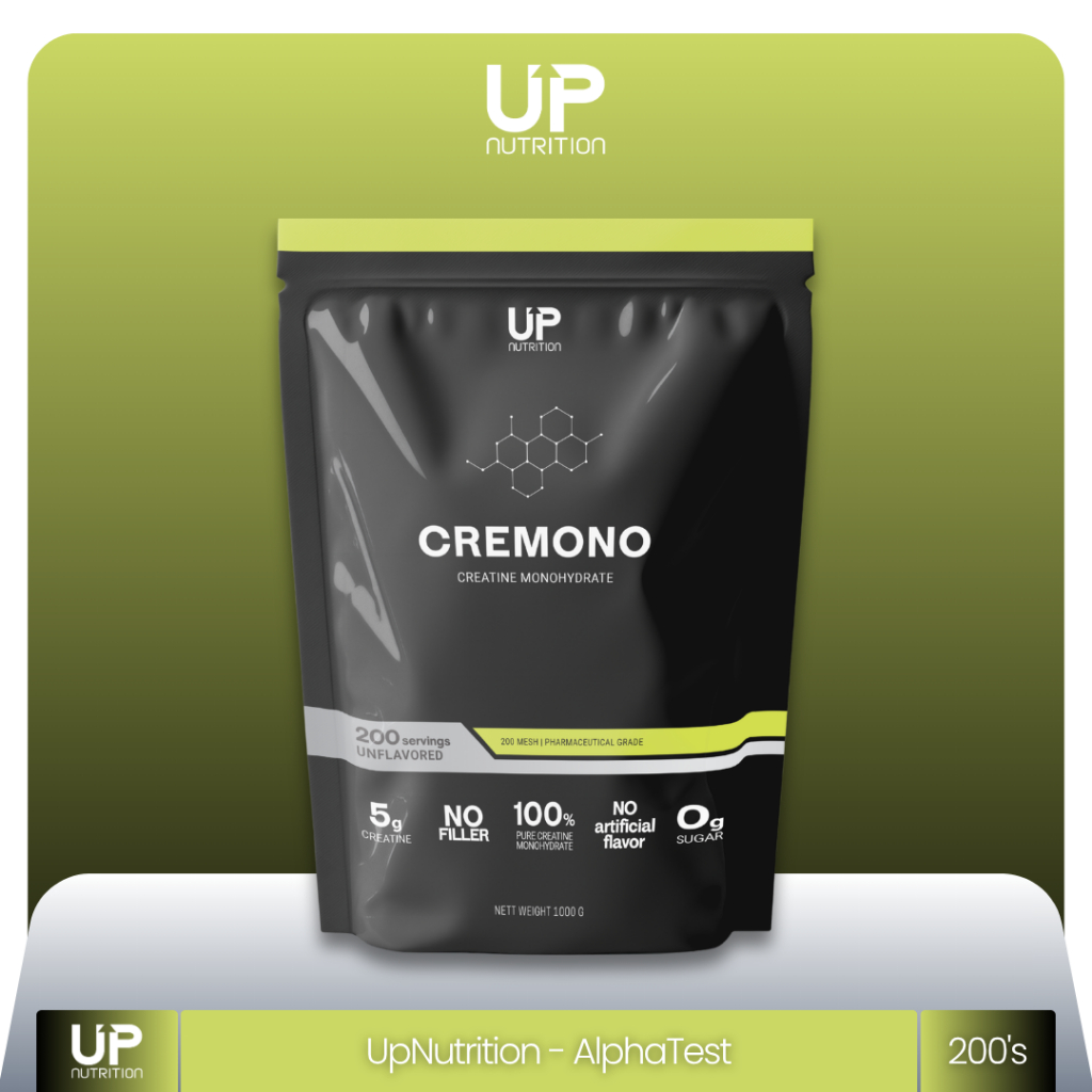 UP Nutrition Cremono Creatine Monohydrate 1000g – 200 Servings Pure Creatine