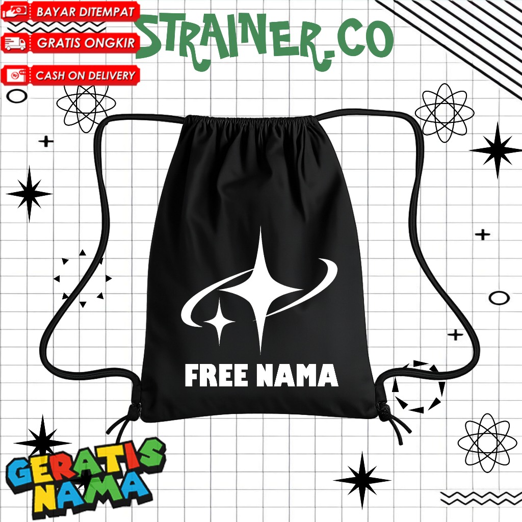 (FREE NAMA) TAS SEKOLAH ANAK TAS SERUT ANAK TAS ANAK TK PAUD SD STRINGBAG SKENA VIRAL / SKENA FASHIO