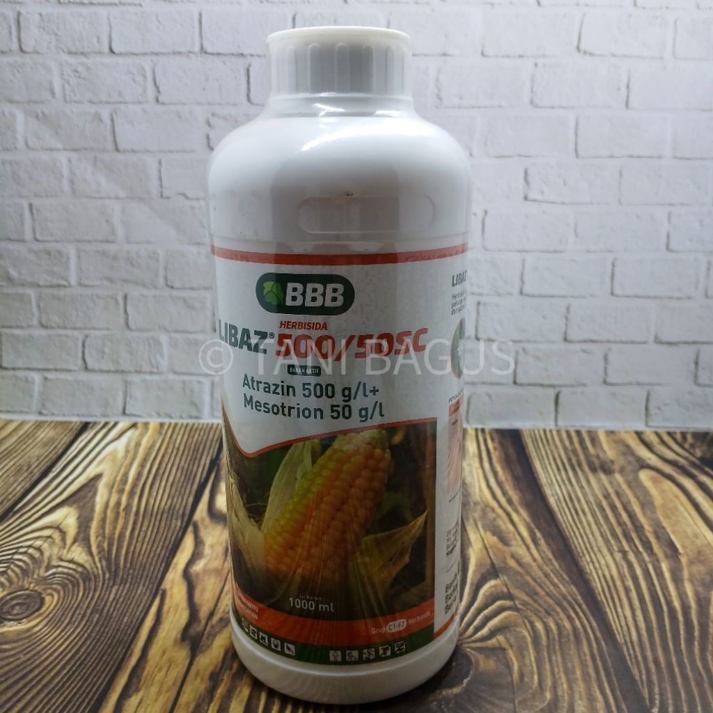 Libaz 500/50SC 1 Liter - Herbisida Jagung Sistemik Pra & Purna Tumbuh