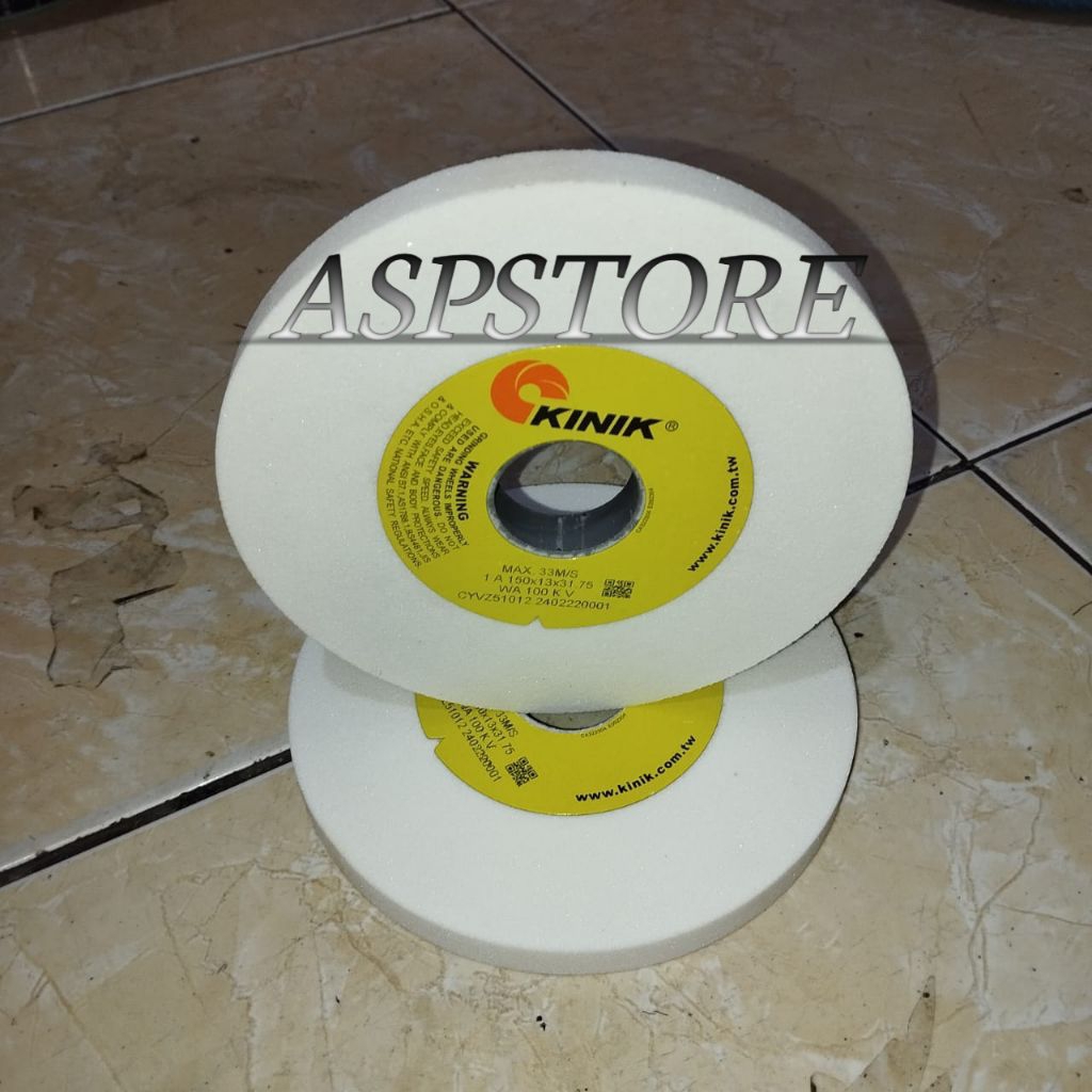 Batu Gerinda Kinik 205 x 13 x 31.75 Mm 8 Inch WA120KV - Berkualitas Tinggi batu gerinda kinik 8 inch