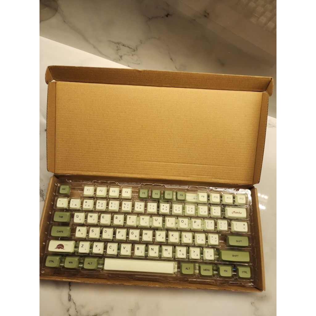 Keyboard Keycaps Matcha Series Edition
