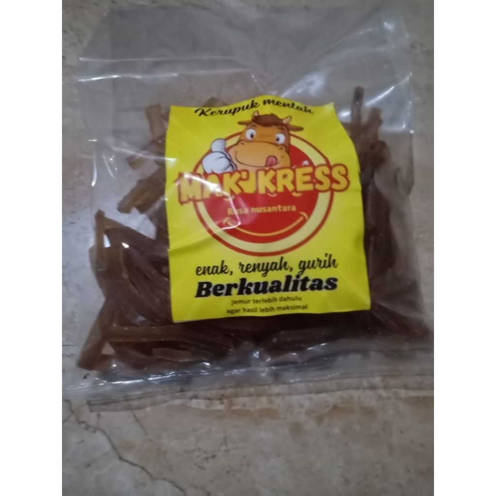 krupuk rambak tapioka mentah