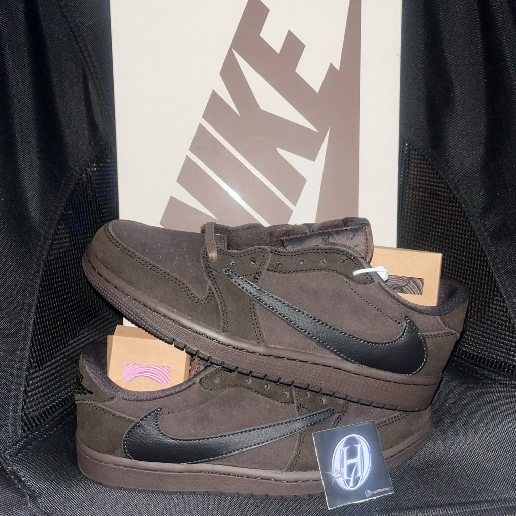 Air Jordan Retro Low OG Travis Scott Velvet Brown Original 100%