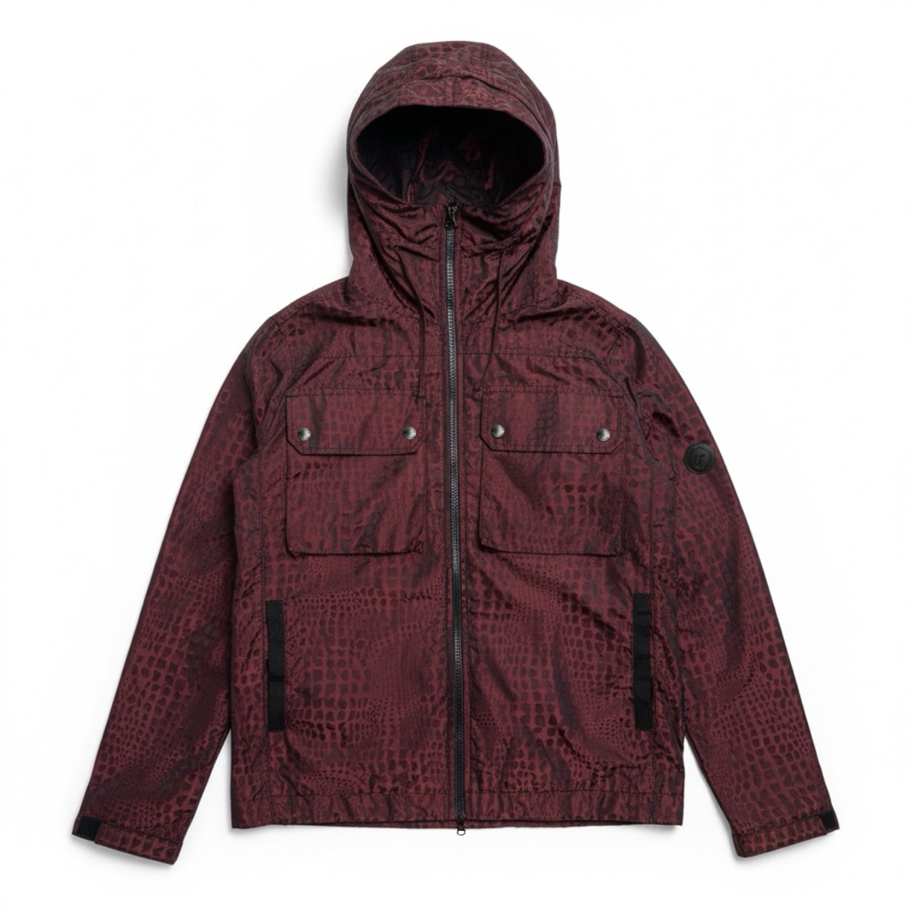 OUTFIRM - Aligator Snorkle Jacket Burgundy