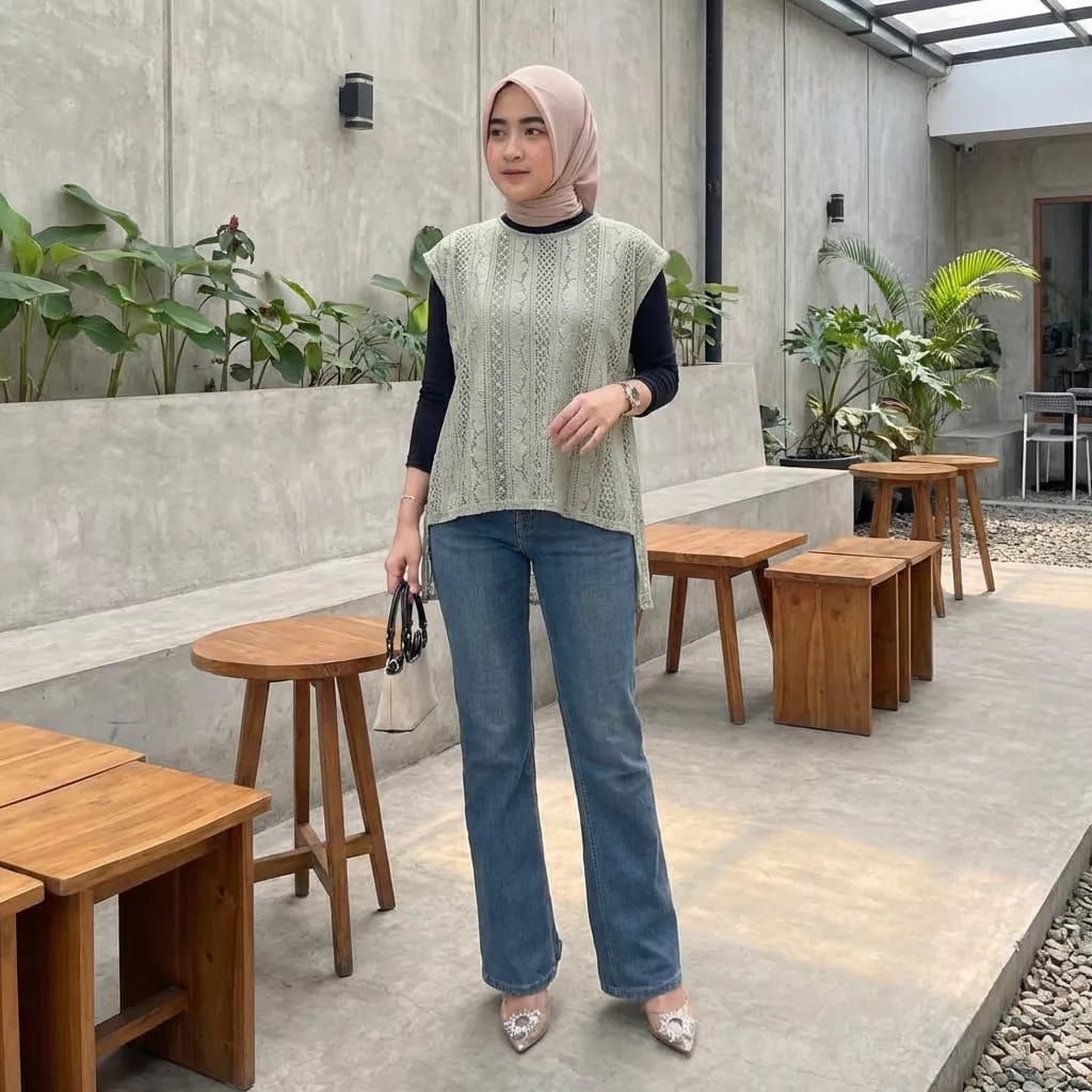 Vest burkat tali premium vest burkat malika tali vest style burkat