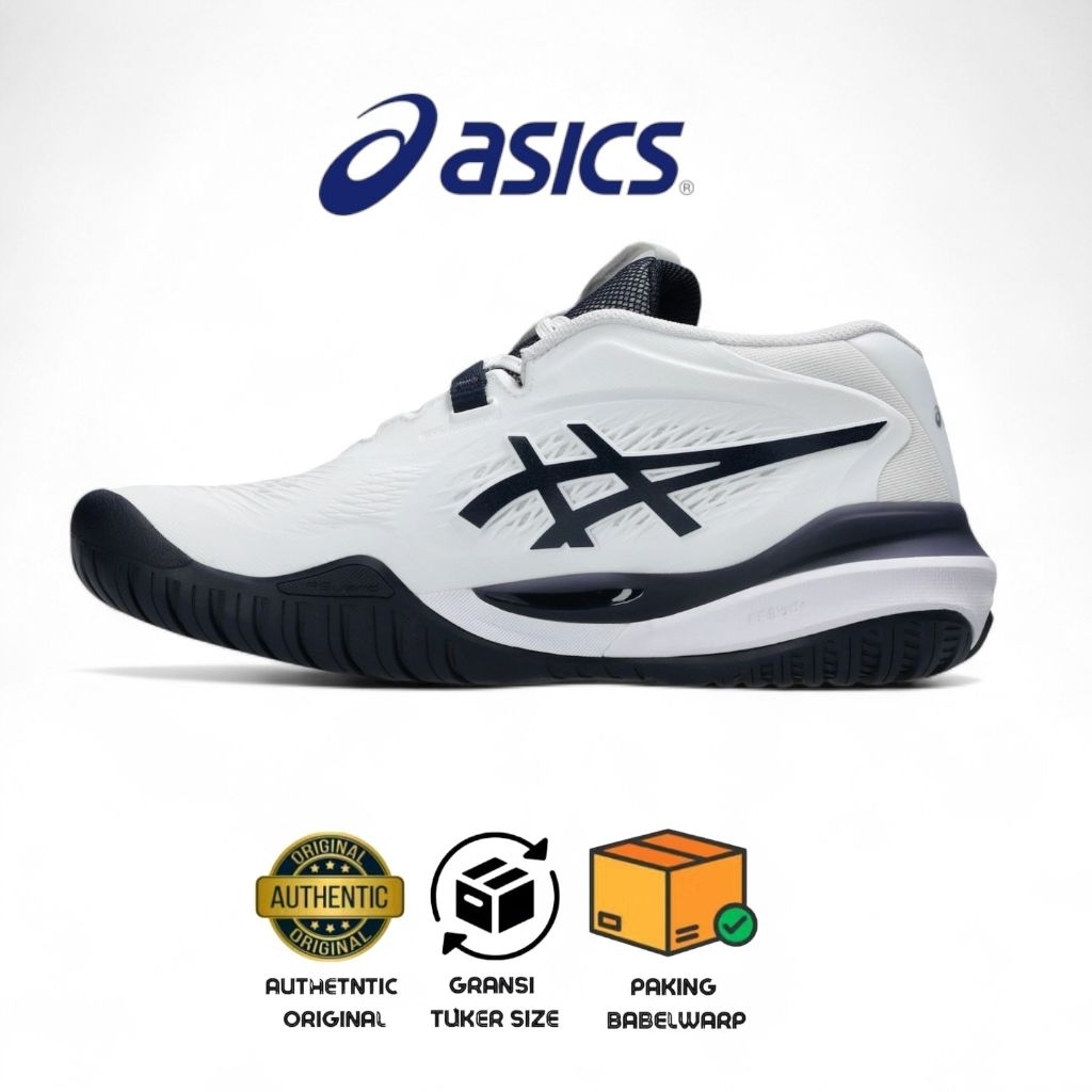 ASICS Gel Resolution 9 White / Navy