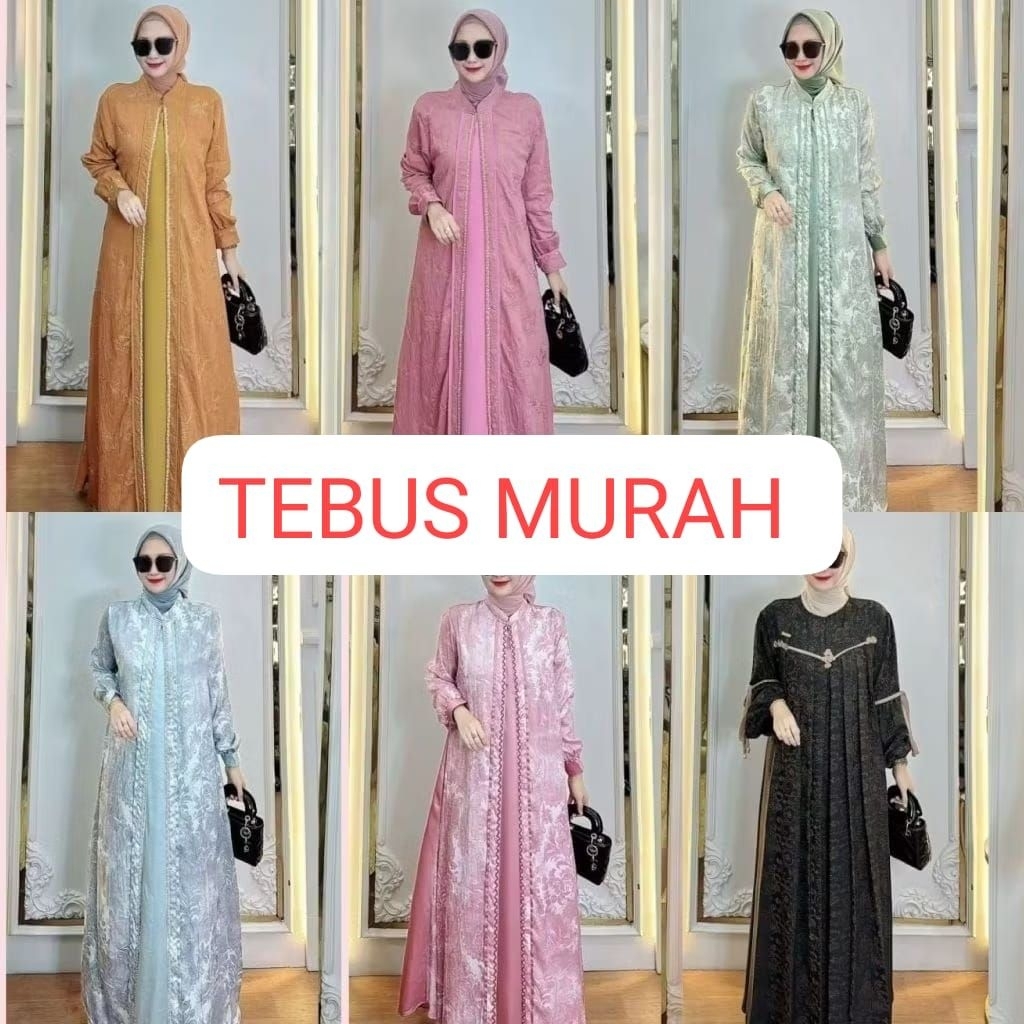 TEBUS MURAH brand Sbr Syhela Al-Hikmah daisha Almera dress by SBR PREMIUM