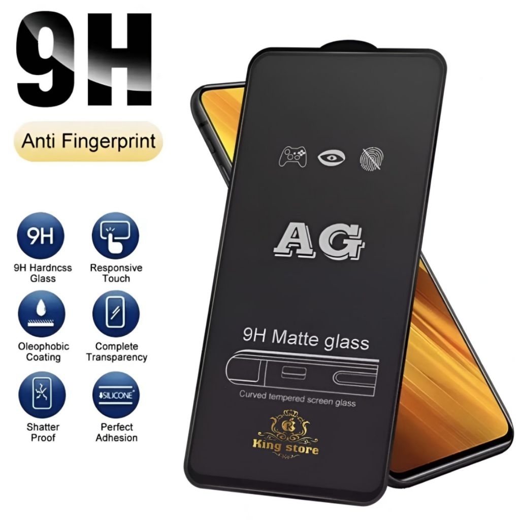 Matte Glass 9H Xiaomi Poco X6 X6 Pro 5G F6 F6 Pro M6 M6 Pro F5 F5 Pro F4 F3 X5 X5 Pro X4 Nfc Gt Poco