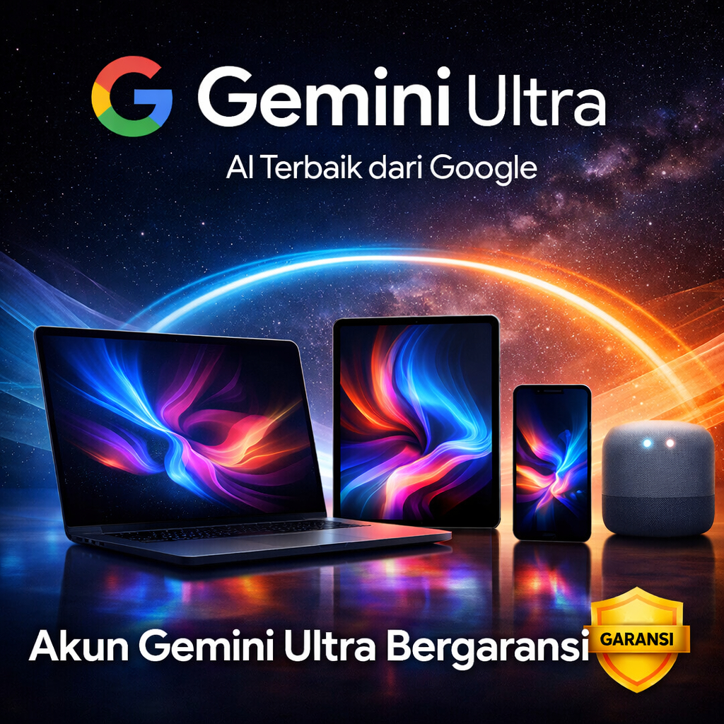 Google Gemini AI Ultra Full Kredit, FLOW Garansi (Sharing/Privat)