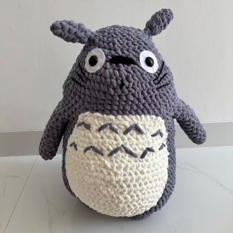 Boneka Totoro Jumbo|Totoro Crochet|Totoro Doll Crochet| Boneka Totoro Rajut| Totoro Jumbo| Gift |Kad