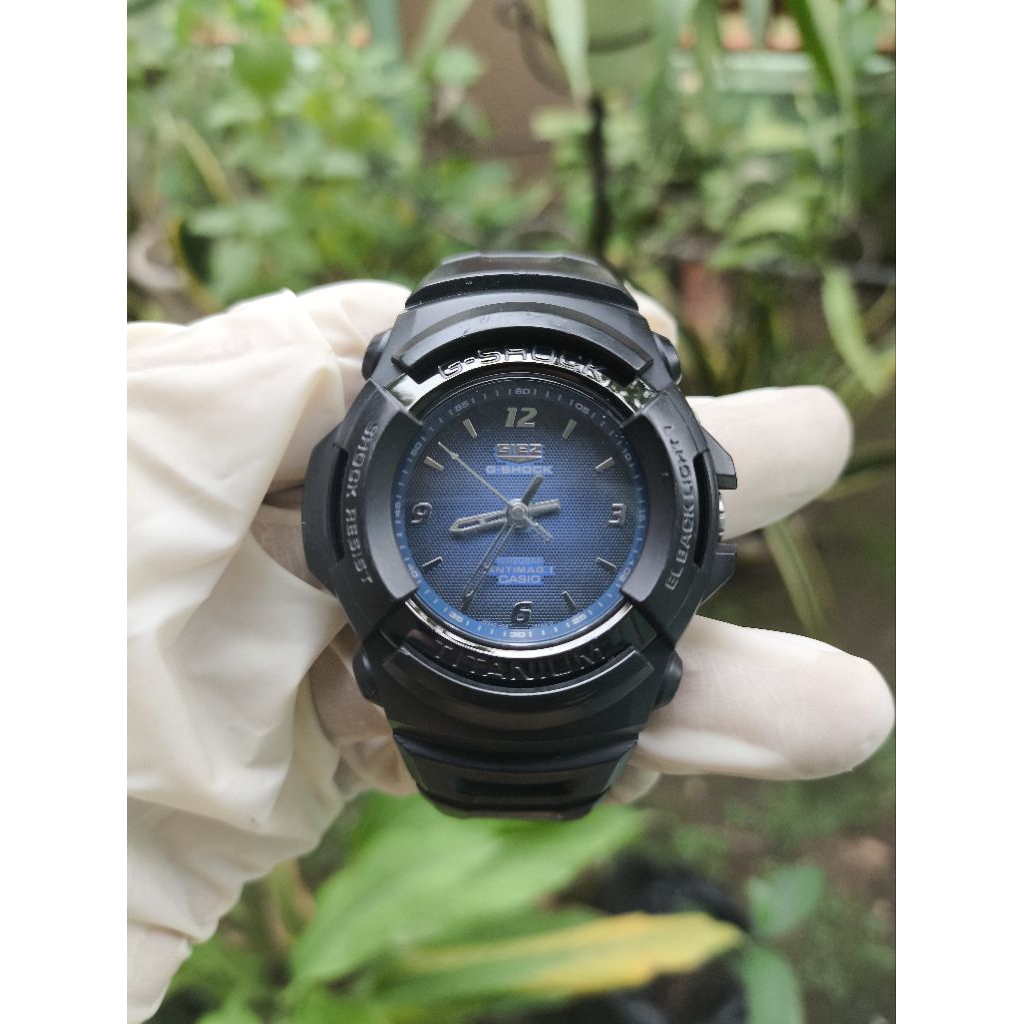 (Harga Net) Jam Tangan Casio G-Shock GS-500 All Original Titanium Mesin Normal Tinggal Pakai