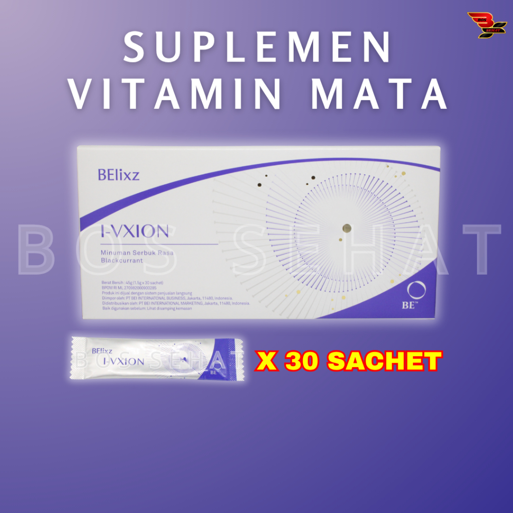 Suplemen Vitamin Mata I-VXION - Isi 30 Sachet (IVXION)