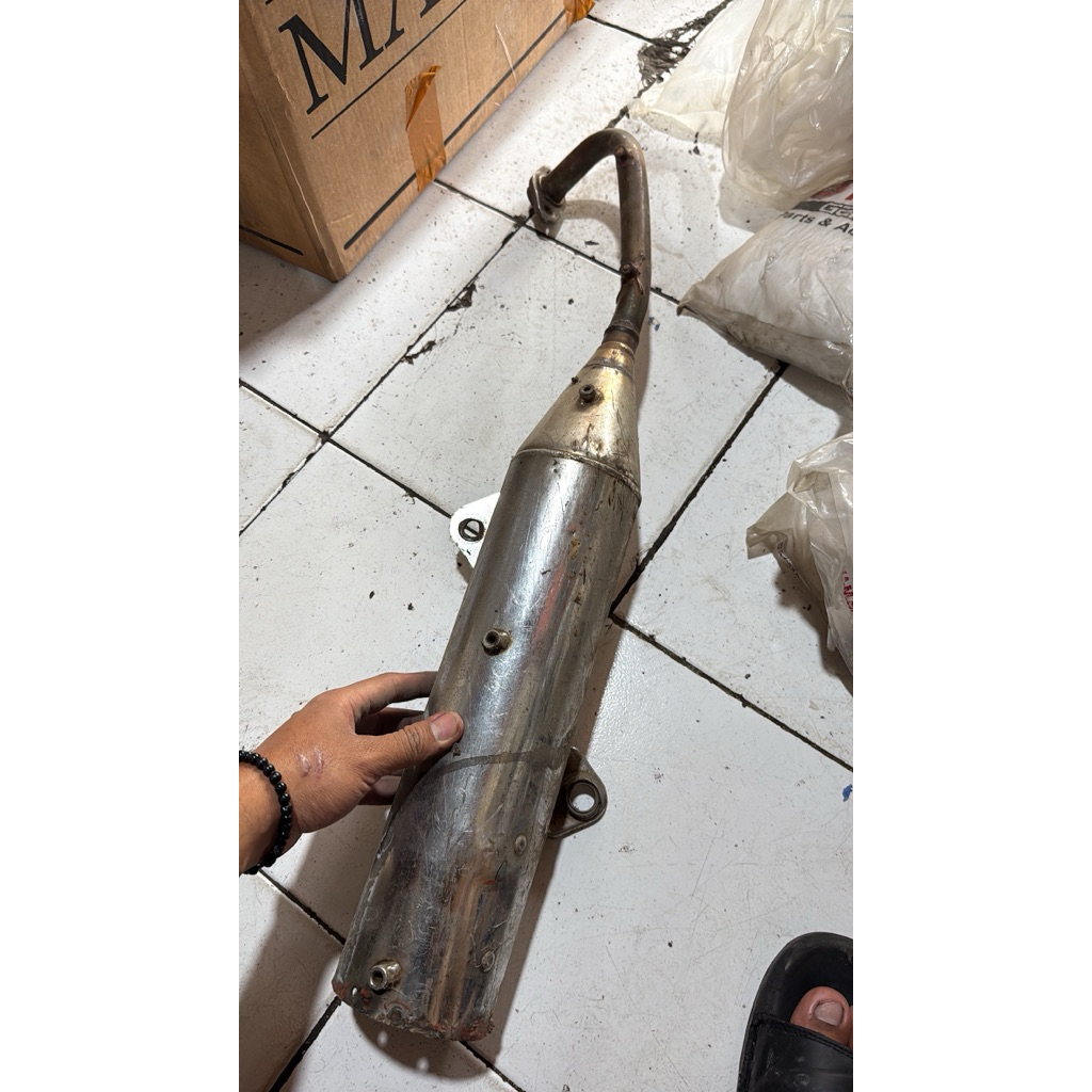 knalpot nouvo lele bahan ori cabutan