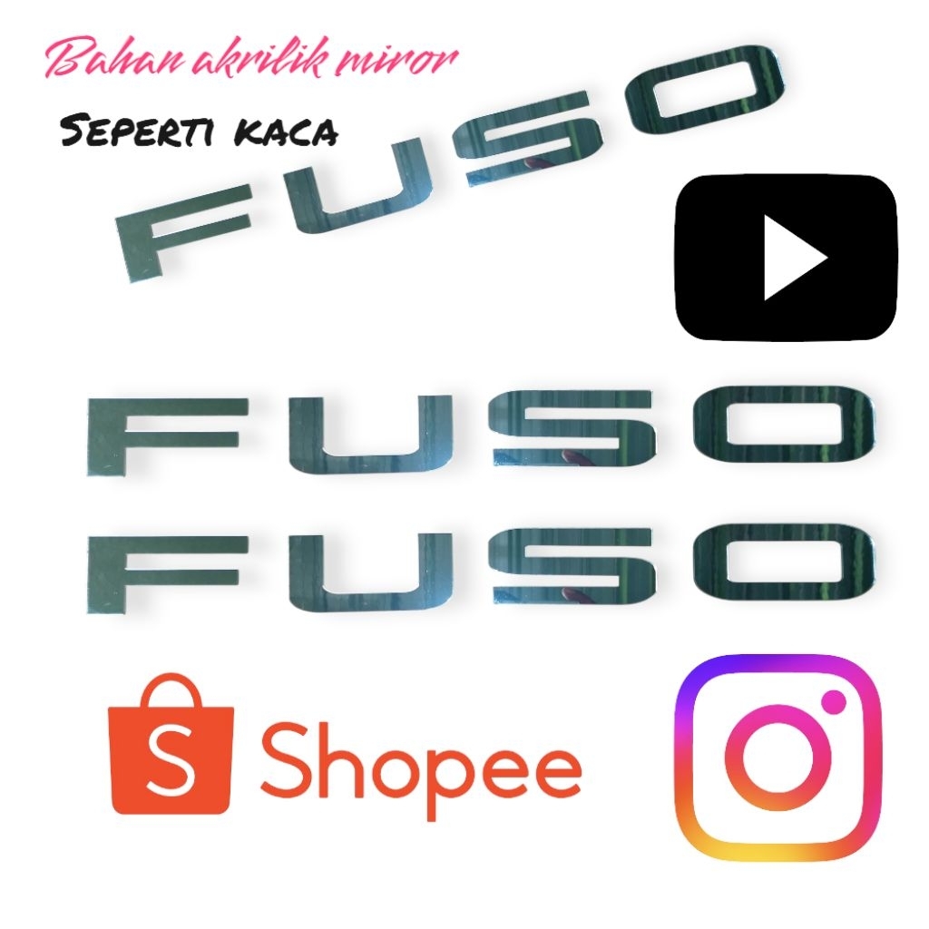 Emblem Fuso /Logo Fuso /Emblem Canther / Emblem Colt Diesel / Emblem Truck Fuso