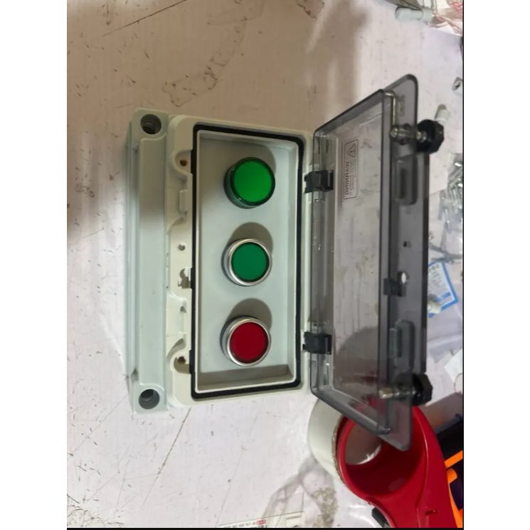 READY SIAP KIRIMWaterproof button box outdoor switch control box emergency stop reset - 170-140-95