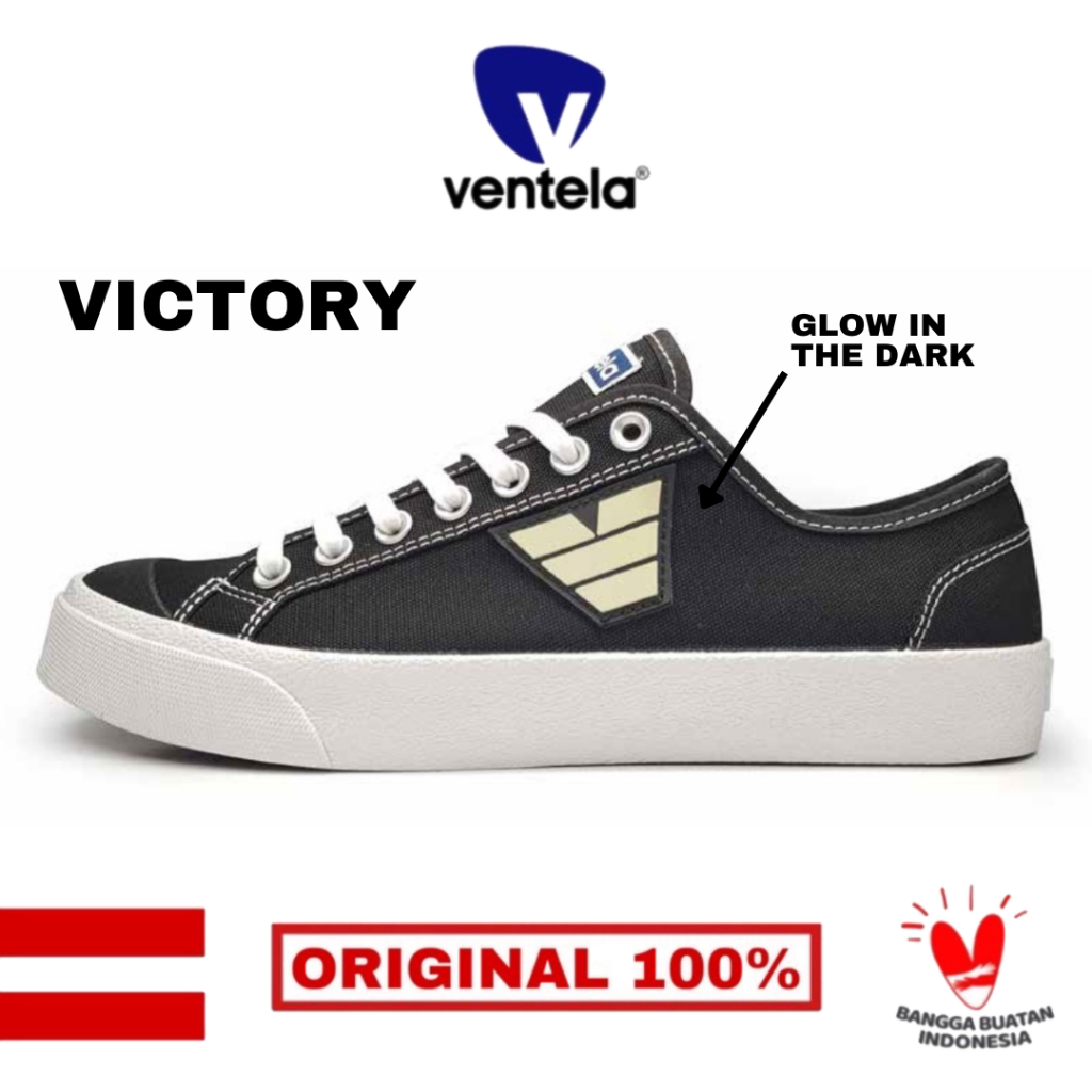 Ventela Victory Low Black White