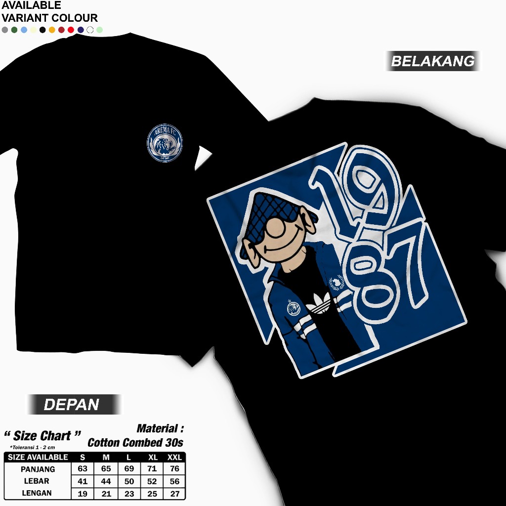 Kaos Arema / Baju Arema 1987 terbaru 2026 / Arema FC / Arema Malang