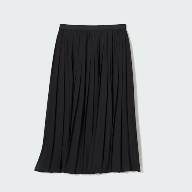 Rok Uniqlo plisket sifon