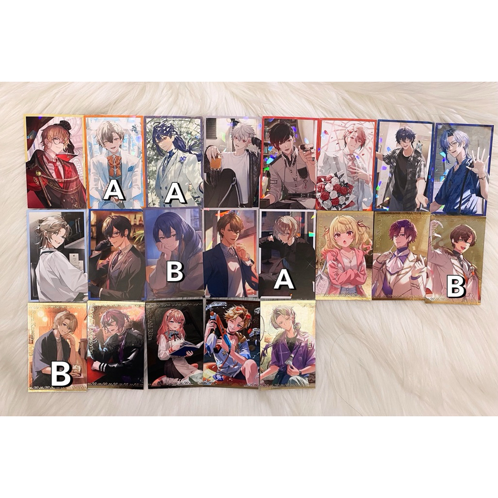 NIJISANJI JP & EN Voice Visual Card Photocard Hologram