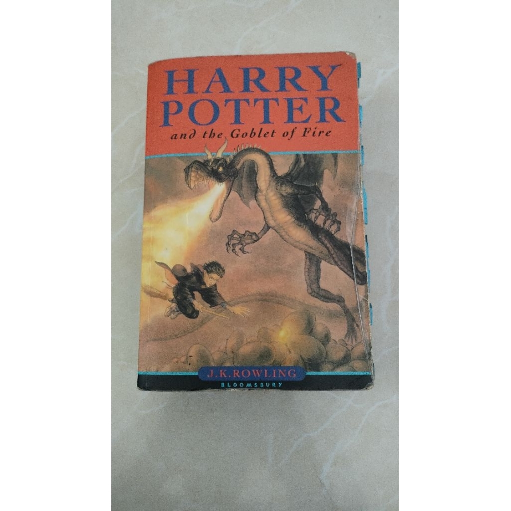 harry potter and the goblet of fire ori english novel inggris preloved