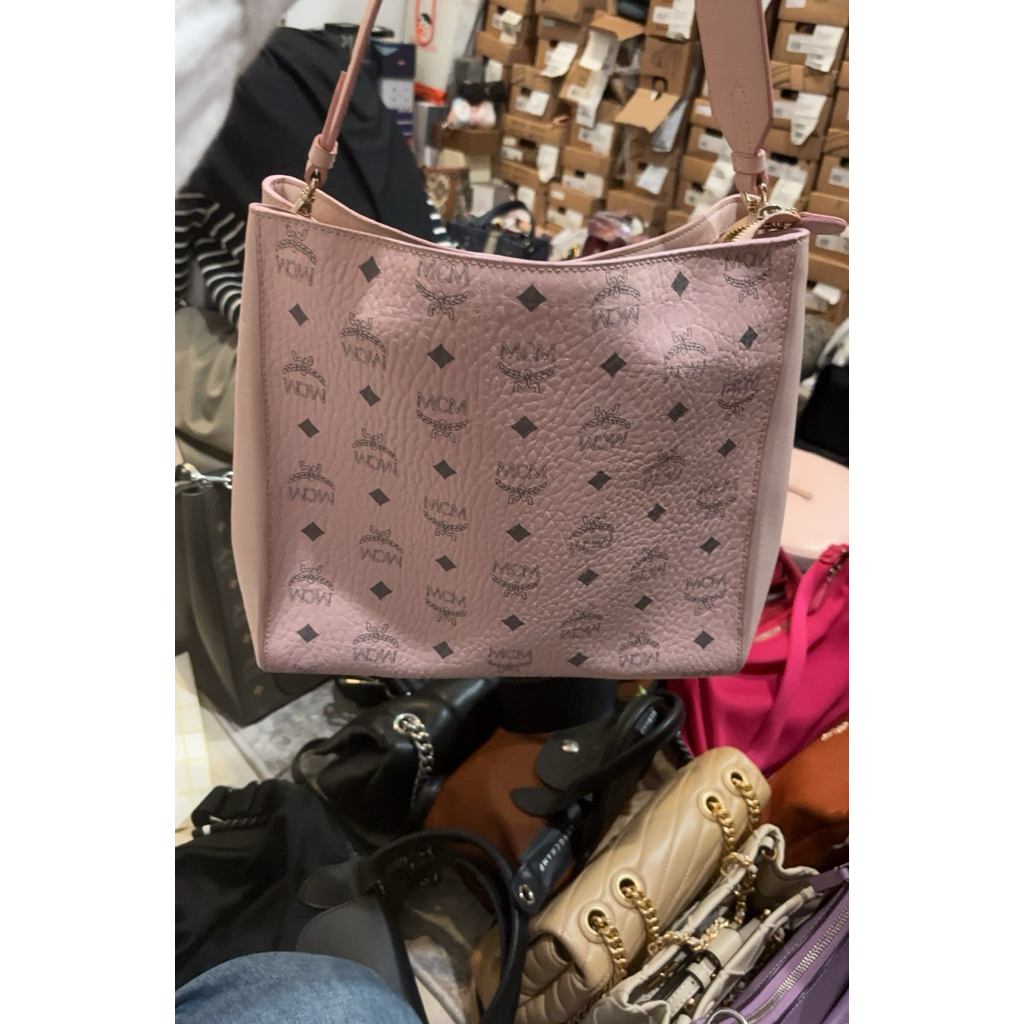 mcm Hobo shoulder bag pink