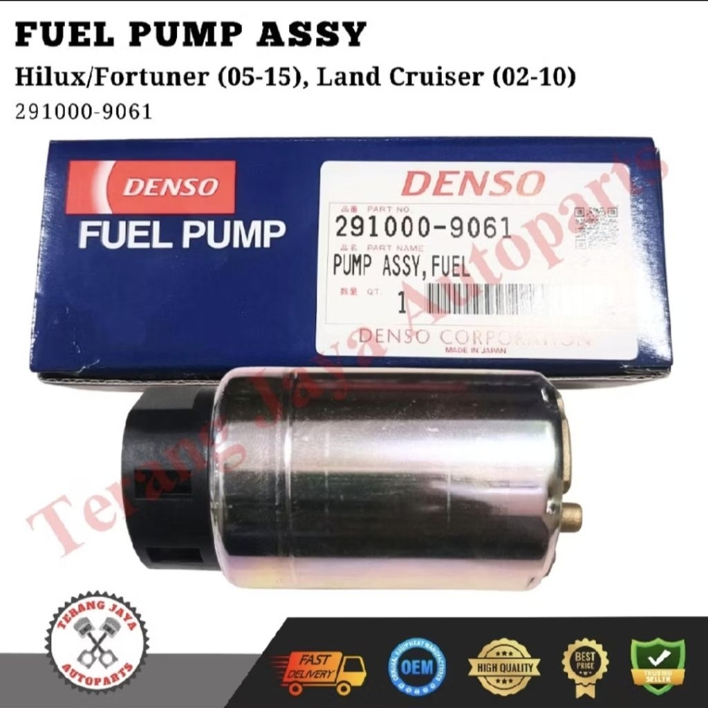 Denso Fuel Pump Assy 9061 Hilux Fortuner Innova (2004 - 2015) Land Cruiser (2002 - 2010)