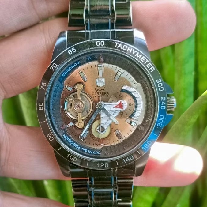 Jam Tangan T4g H3uer Grand Carrera Calibre 36 Automatic