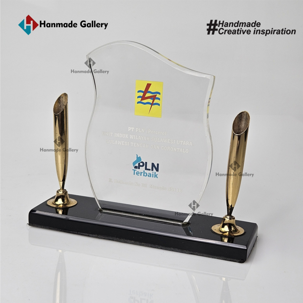 PLAKAT SOUVENIR AKRILIK PLN CUSTOM PEN HOLDER