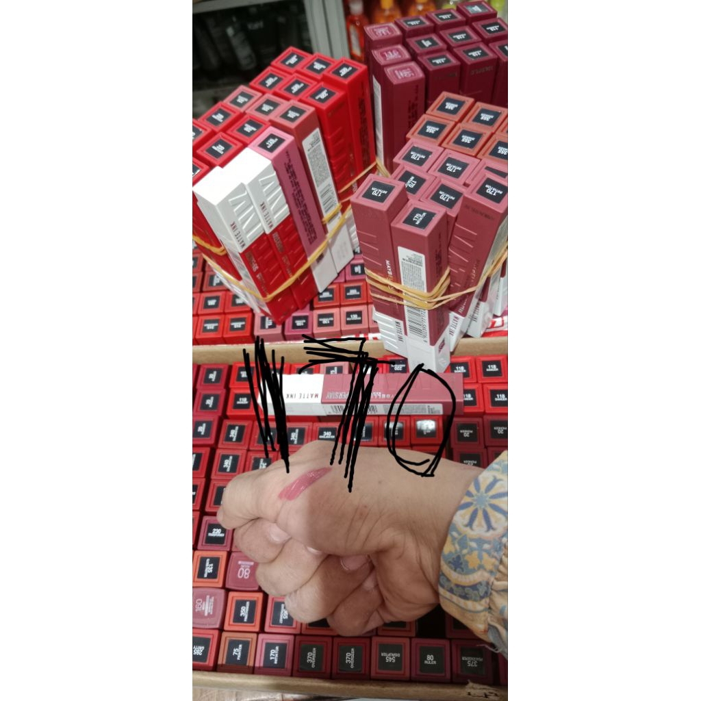 lipstik maybelline no 170 original