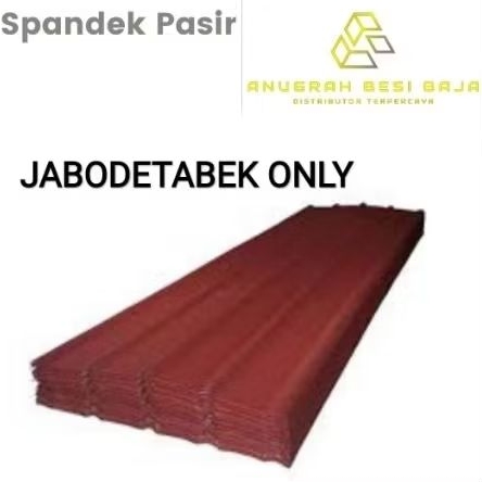 Atap Spandek Pasir 0.40 Panjang 3/4/5/6 Meter | AP