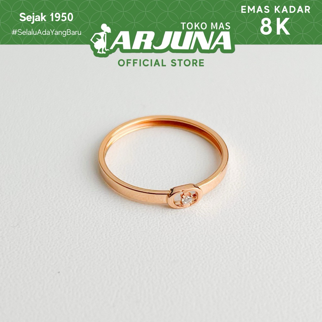 Cincin Medan Mata 1 - Emas Muda 8K - ARJUNA