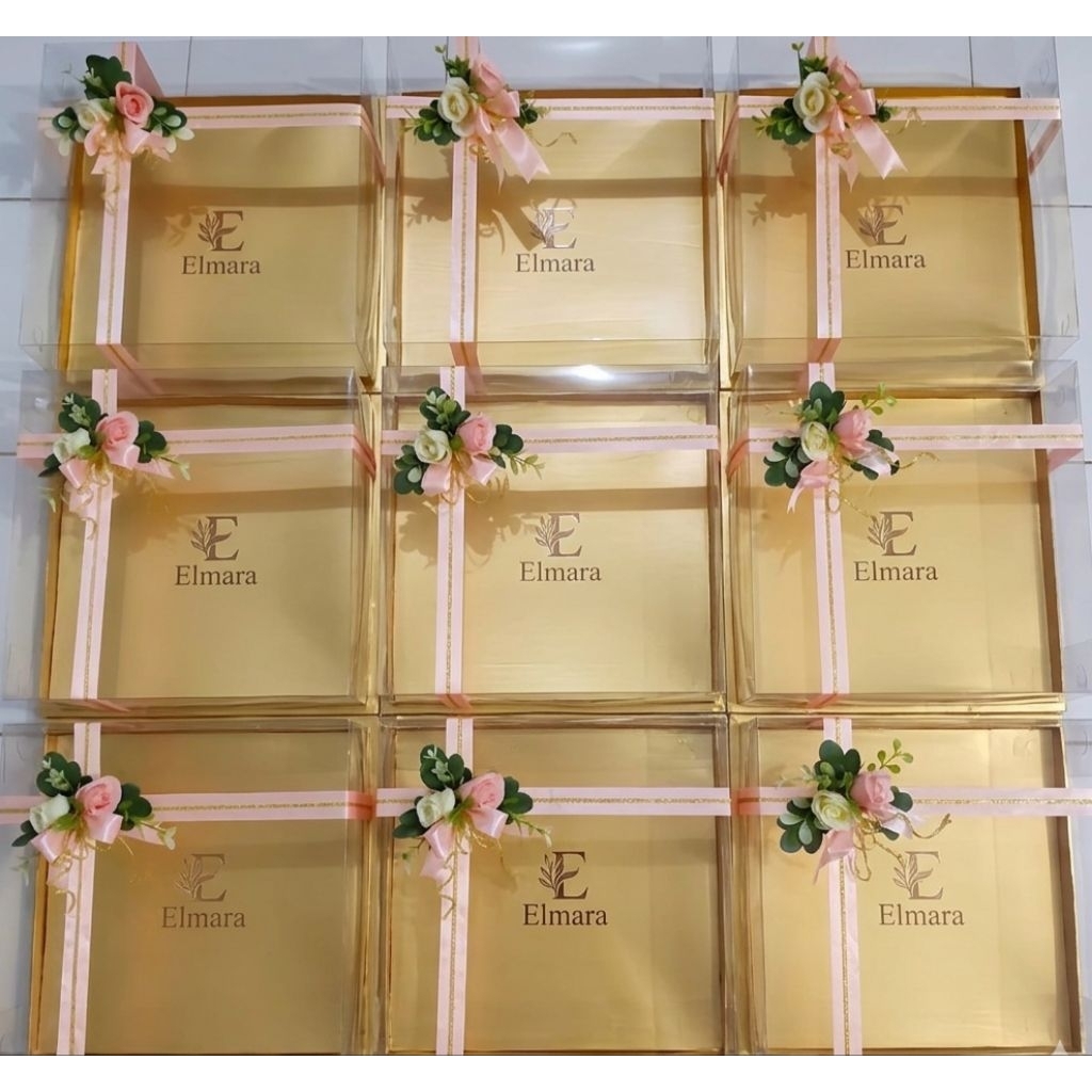 box hantaran kue/tart/mika/puding