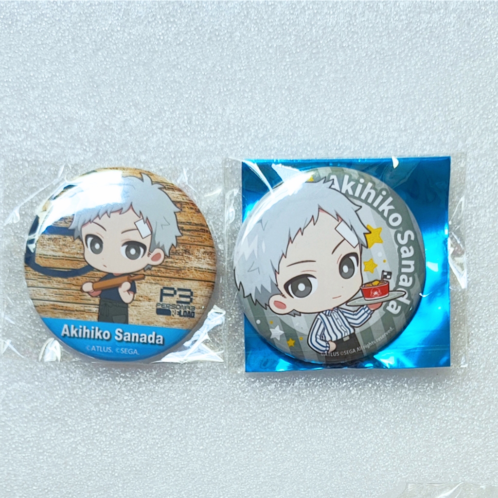 Persona 3 Reload P3R R Baker Wendy's Collab Badge Sanada Akihiko