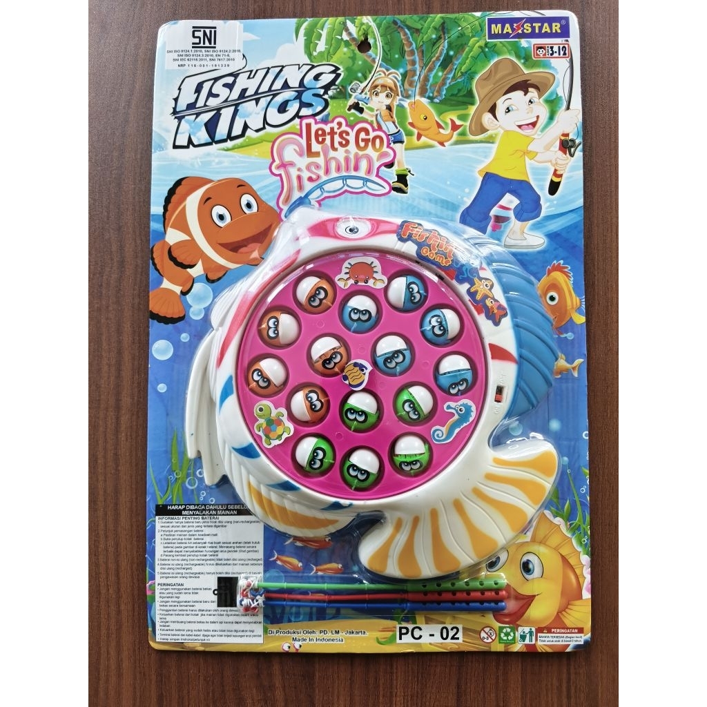 Mainan Pancing Ikan Elektrik Anak Fishing Game Seru Hadiah Anak